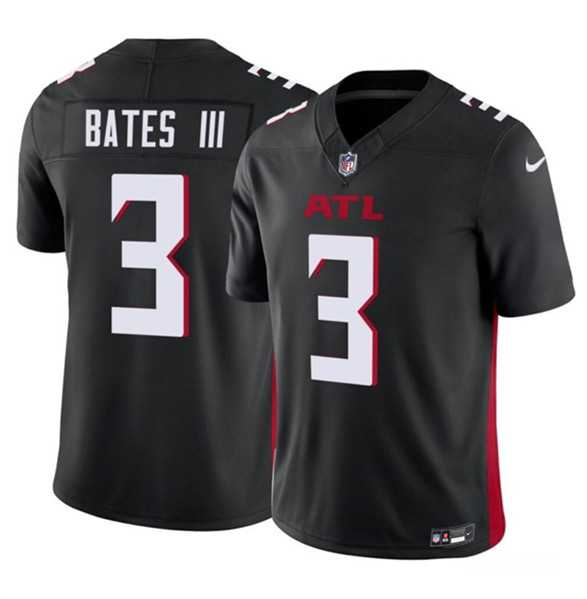 Men & Women & Youth Atlanta Falcons #3 Jessie Bates III Black 2023 F.U.S.E. Vapor Untouchable Limited Football Stitched Jersey->atlanta falcons->NFL Jersey